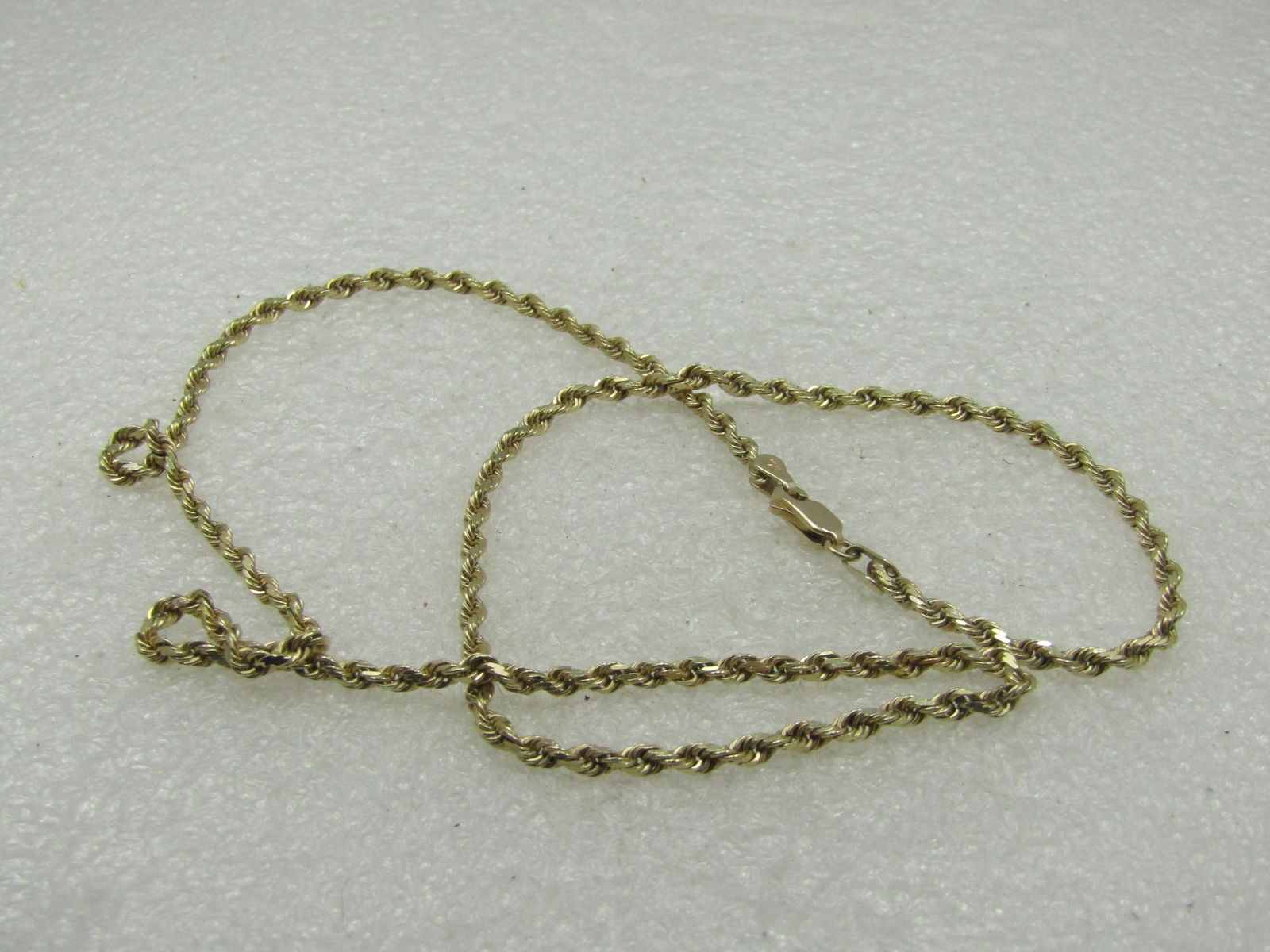 Vintage 10kt Gold Chain Necklace, 20", Yellow Gold, Appx. 2.5mm, Unisex - 9