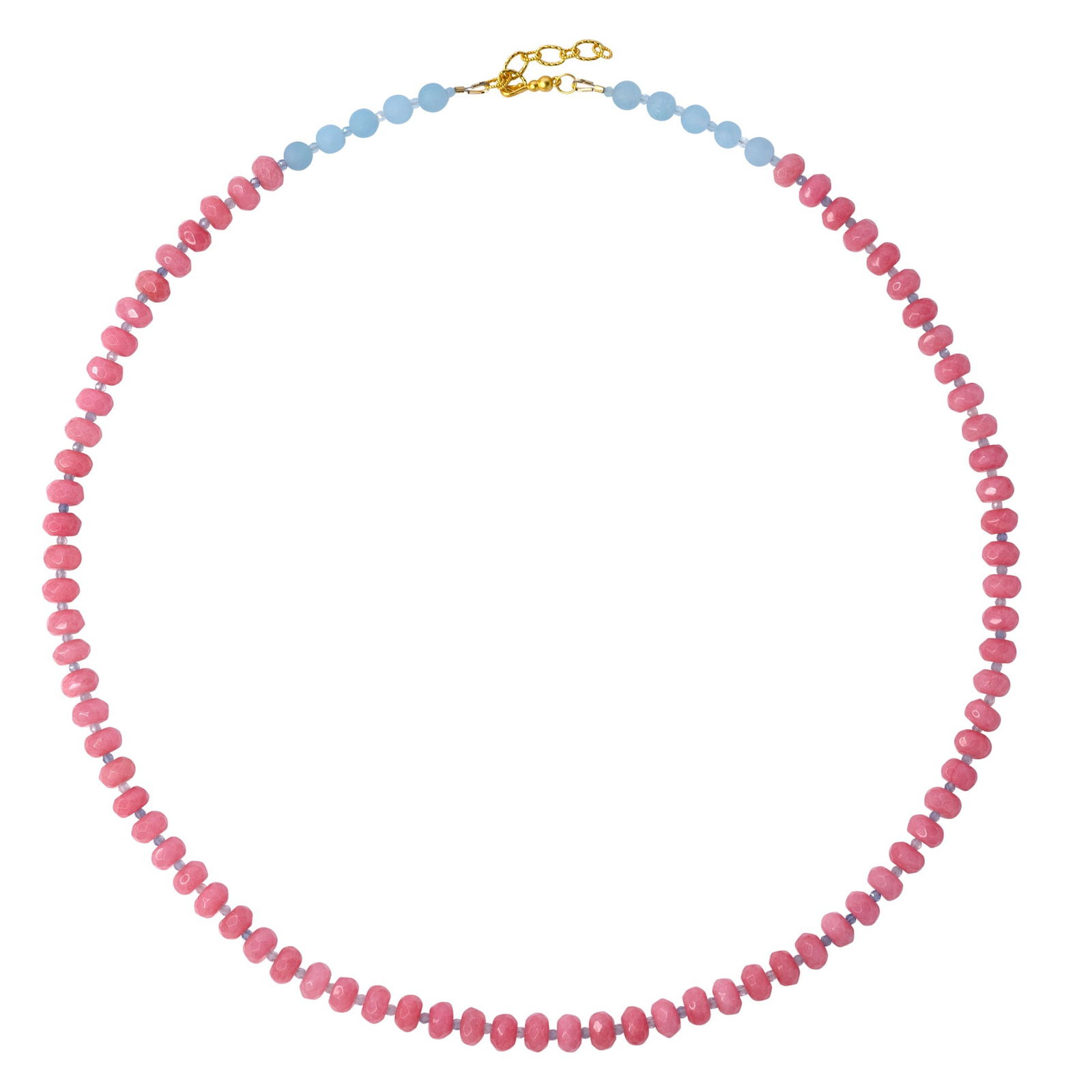 Pink Jade Necklace: Title:Pink Jade NecklaceDescription:Embrace the gentle power of femininity with this pink Malaysian jade necklace. Its soft hue will envelop you in a sense of nurturing love and self-compassion,