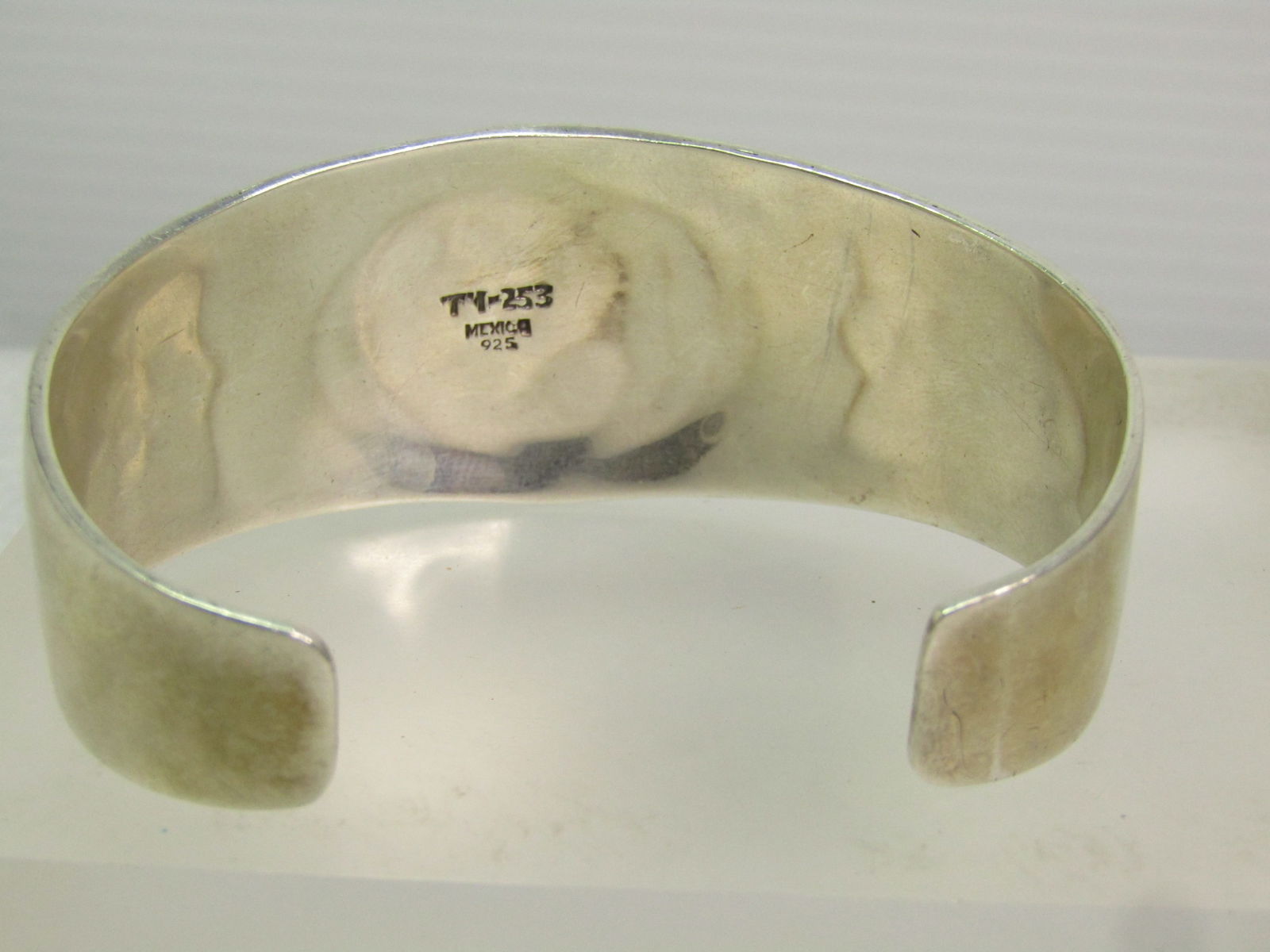 Vintage Sterling Celtic Knot Cuff Bracelet, Mexico, Signed TM253, 1980's-1990's - 5