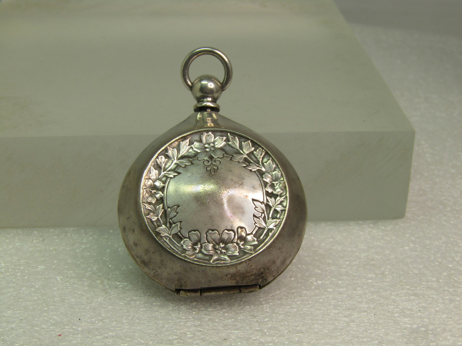 Antique Silver Coin Holder Locket/Pendant, 1800's-1910 (1 of 10)