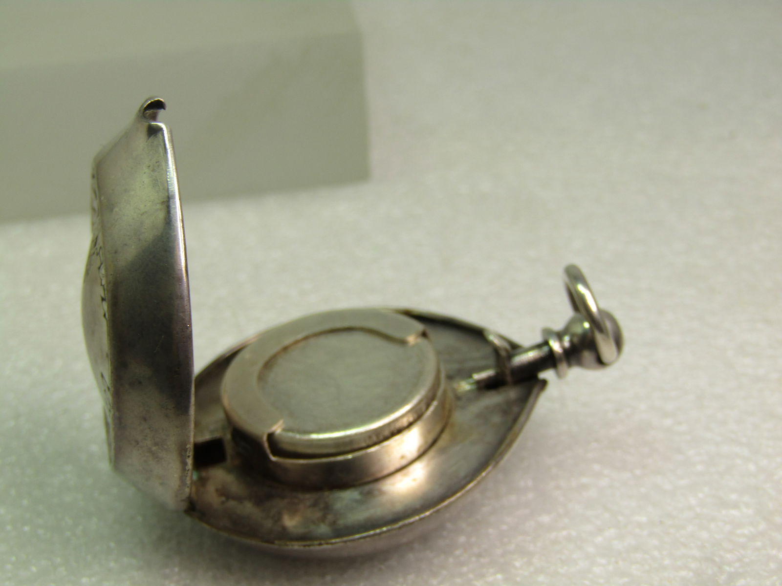 Antique Silver Coin Holder Locket/Pendant, 1800's-1910 - 5