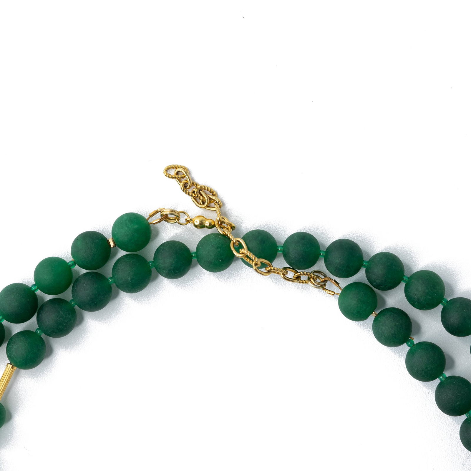 Deep Green Chalcedony Necklace - 3