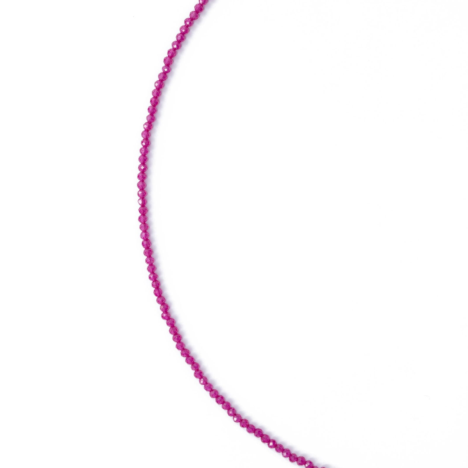 Tiny Ruby 14K Gold Necklace - 4