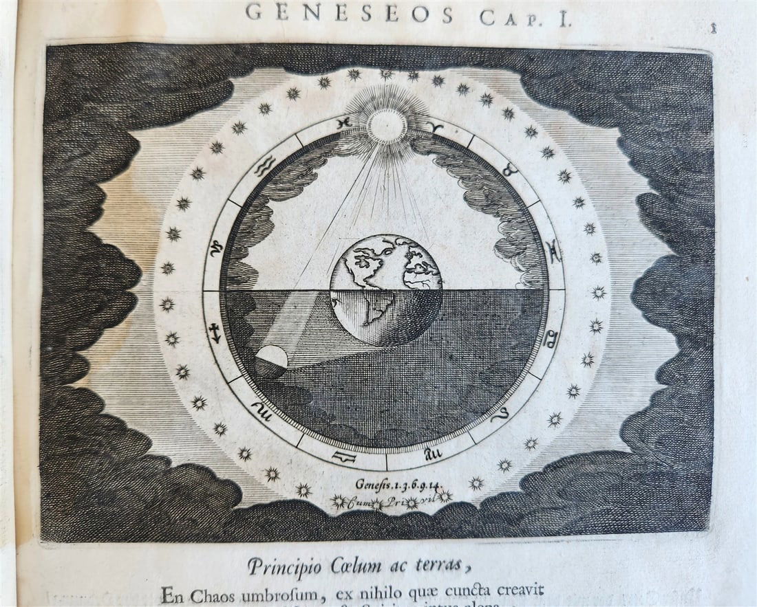 1700 BIBLE HISTORY ILLUSTRATED w/ 277 ENGRAVINGS antique FOLIO - 5