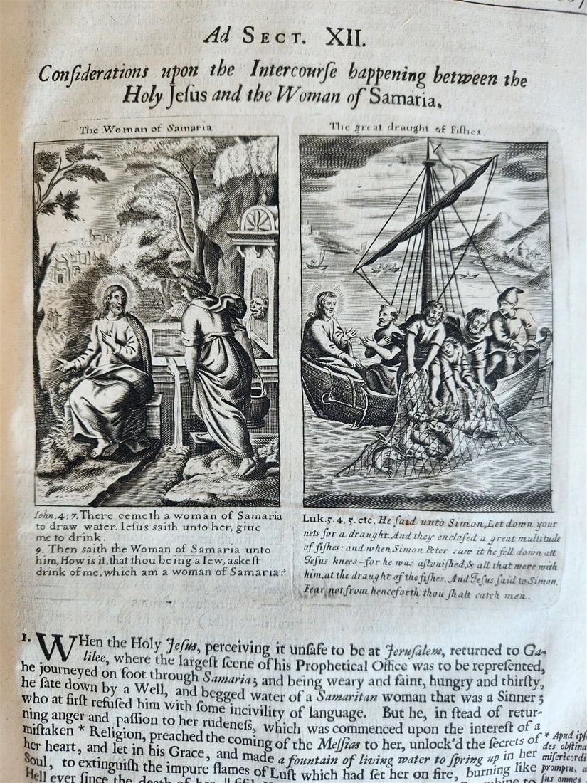 1678 Great Exemplar of Sanctity & Holy Life ILLUSTRATED in English FOLIO antique - 12