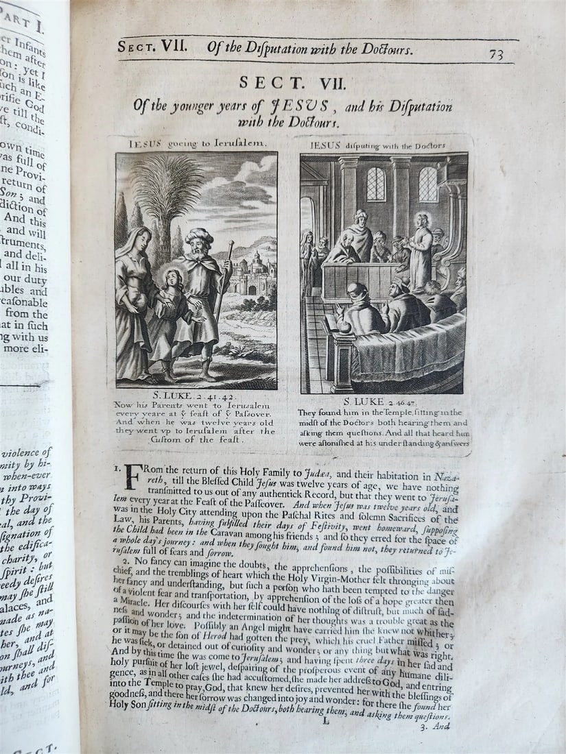 1678 Great Exemplar of Sanctity & Holy Life ILLUSTRATED in English FOLIO antique - 6