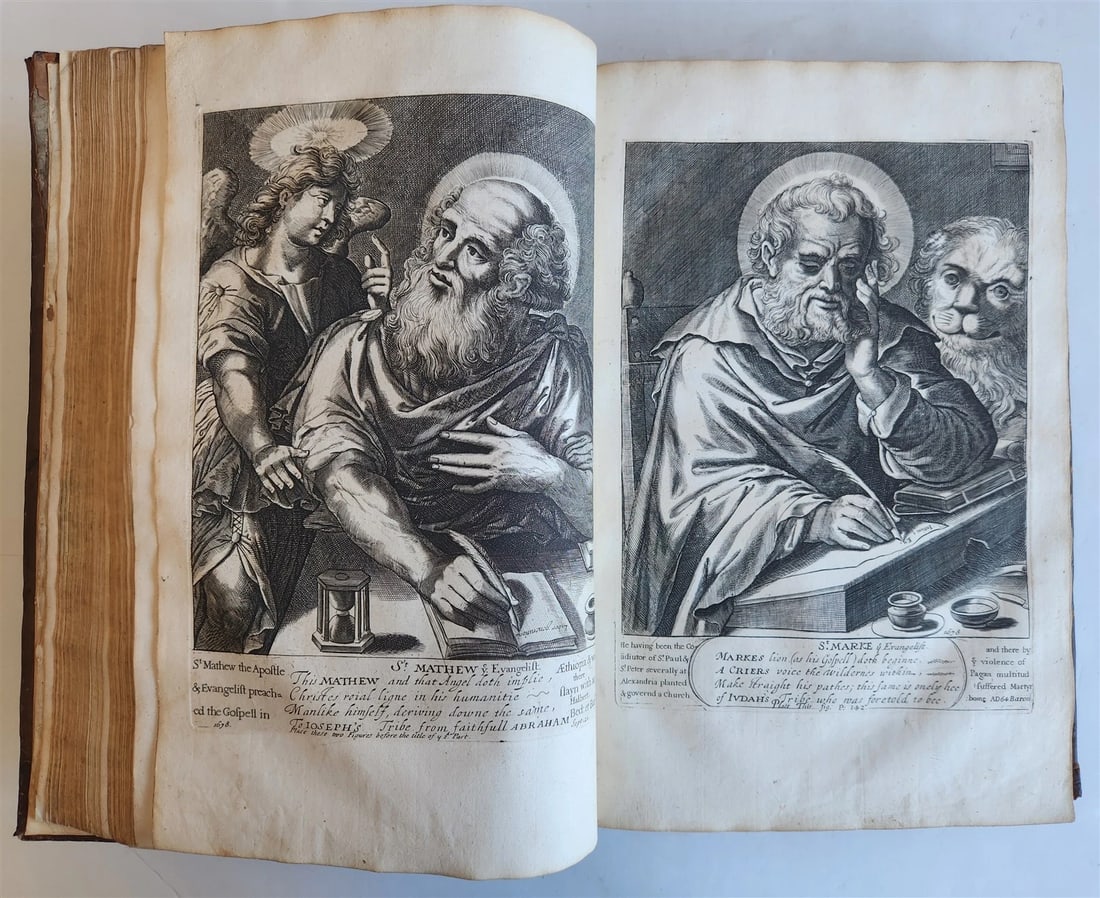 1678 Great Exemplar of Sanctity & Holy Life ILLUSTRATED in English FOLIO antique - 8