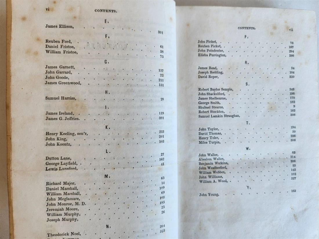 1837 Lives of Virginia Baptist Ministers ANTIQUE by James Taylor - 6