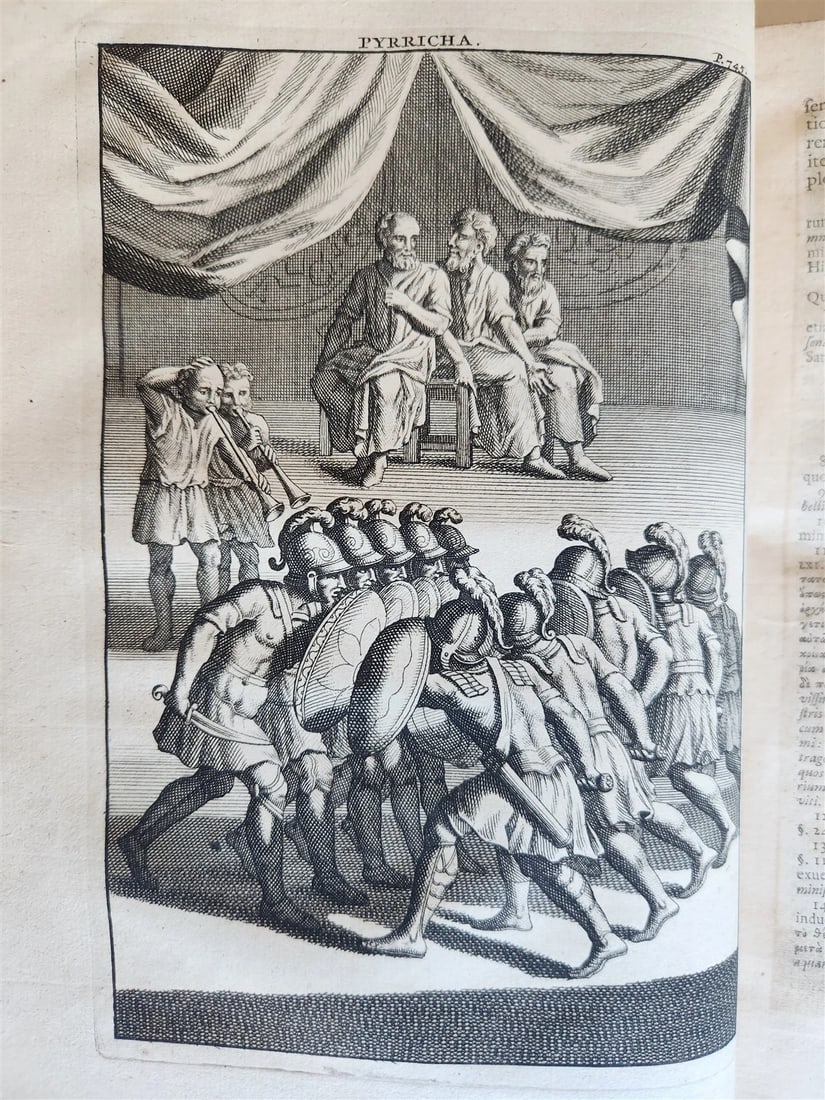 1714 ILLUSTRATED OPERA by Suetonius ANTIQUE 2 VOLUMES - 5