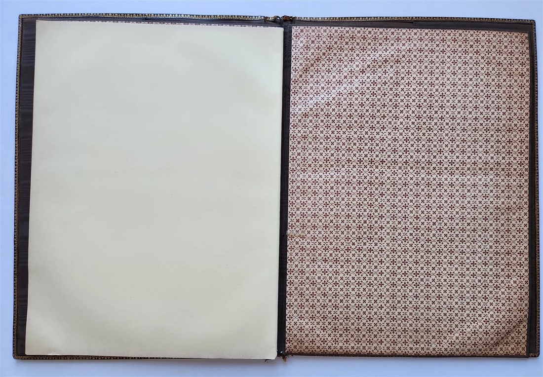 1790s King Louis XVI of France LARGE ANTIQUE ARMORIAL DOCUMENT FOLDER - 11