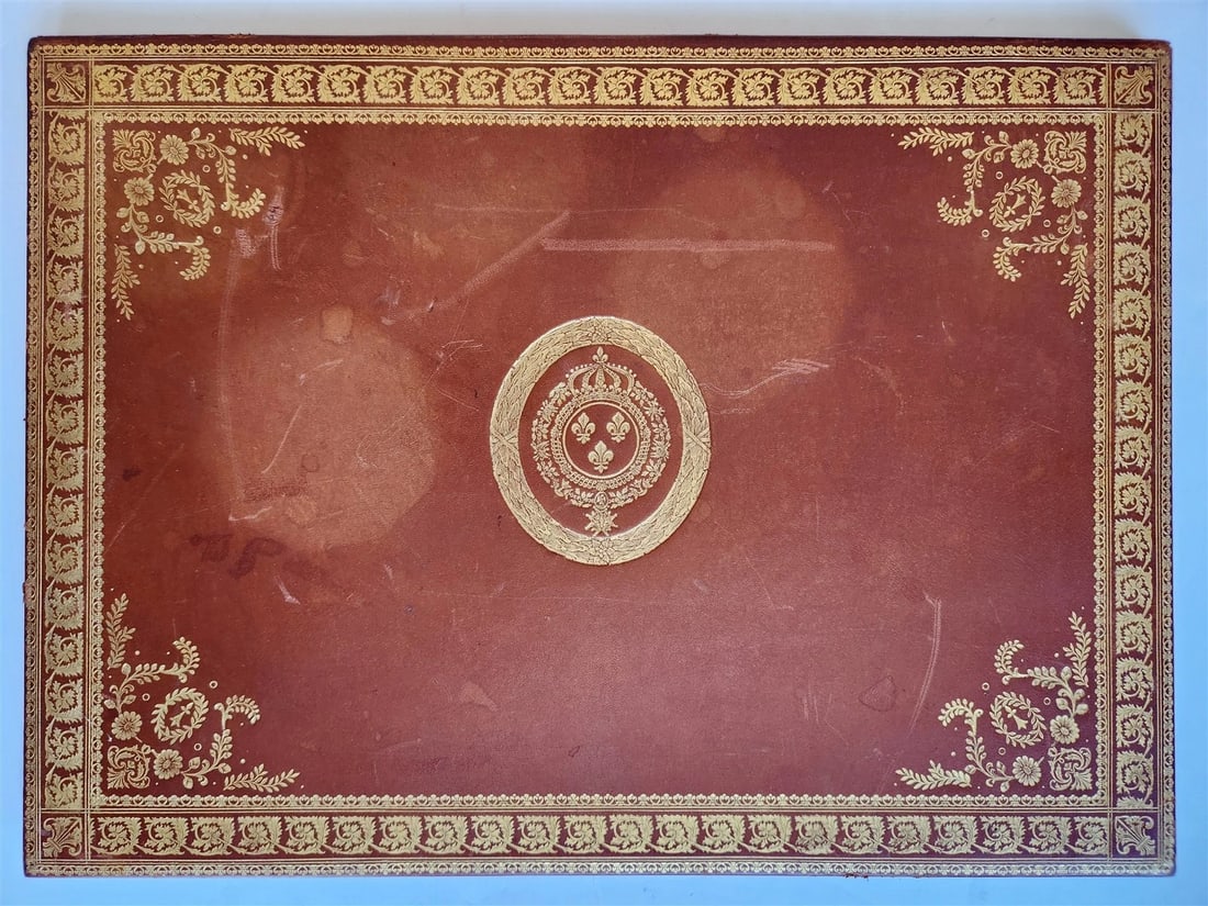 1790s King Louis XVI of France LARGE ANTIQUE ARMORIAL DOCUMENT FOLDER (1 of 13)