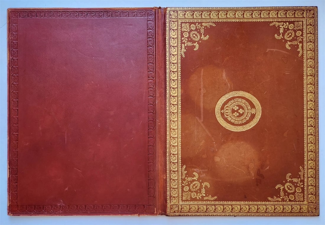 1790s King Louis XVI of France LARGE ANTIQUE ARMORIAL DOCUMENT FOLDER - 3