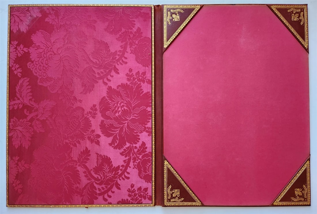 1790s King Louis XVI of France LARGE ANTIQUE ARMORIAL DOCUMENT FOLDER - 4