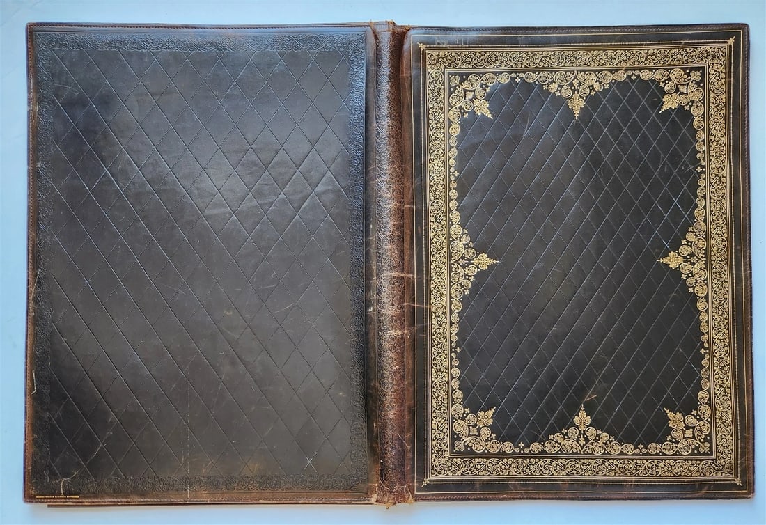 1790s King Louis XVI of France LARGE ANTIQUE ARMORIAL DOCUMENT FOLDER - 9