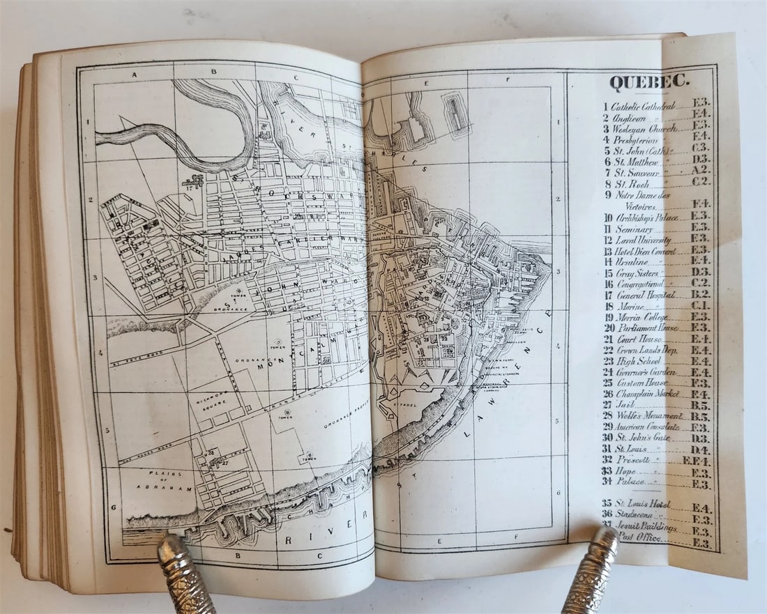 1874 NEW ENGLAND Handbook for Travellers ILLUSTRATED w/ MAPS antique AMERICANA - 8