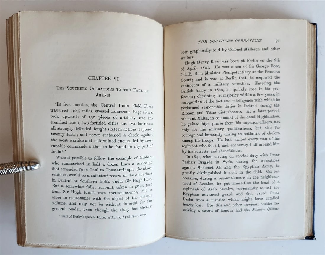 1891 RULERS of INDIA CLYDE and STRATHNAIRN ILLUSTRATED w/ MAP antique - 9
