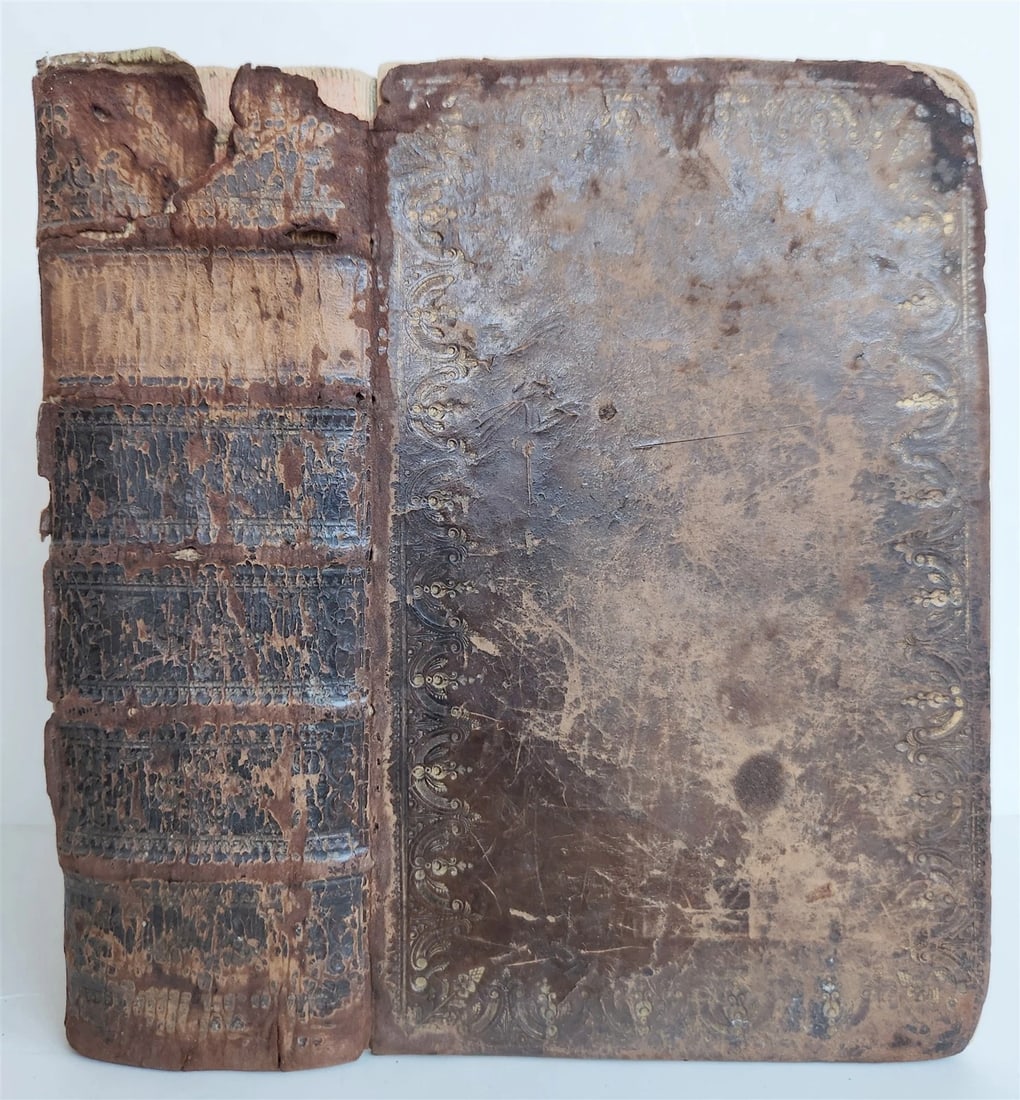 1739 BIBLE in HEBREW antique Biblia Hebraica JUDAICA - 3