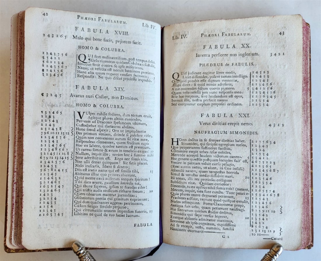 1721 Phaedrus POETRY ANTIQUE - 10