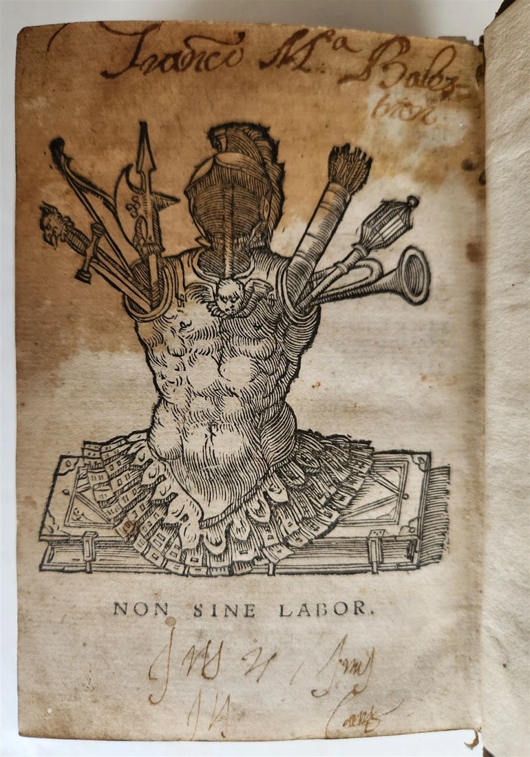 1545 History of events in Italy France Spain Germany & India ANTIQUE 16th cent. - 3