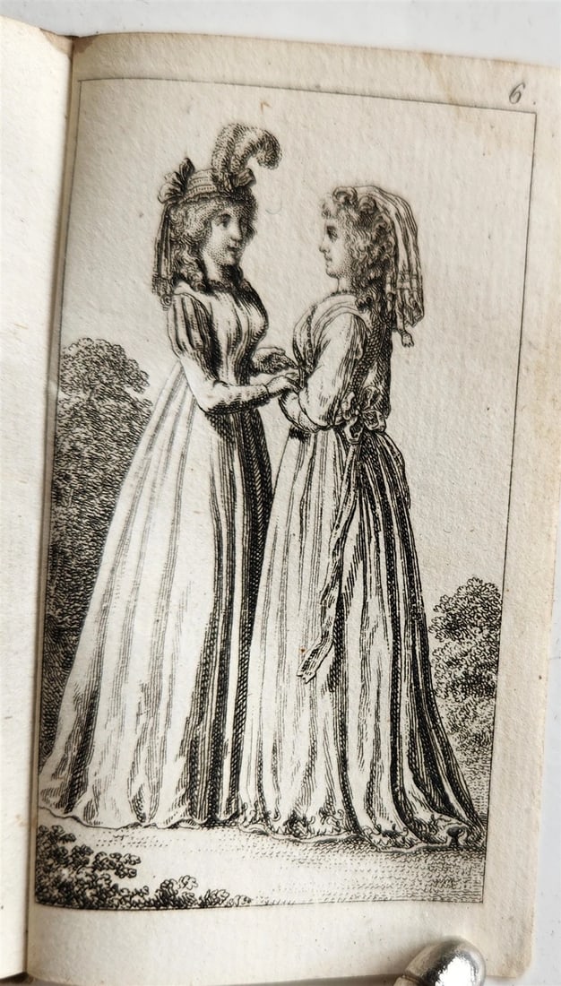 1796 ALMANAC de GOTTINQUE ILLUSTRATED ANTIQUE in French (1 of 13)