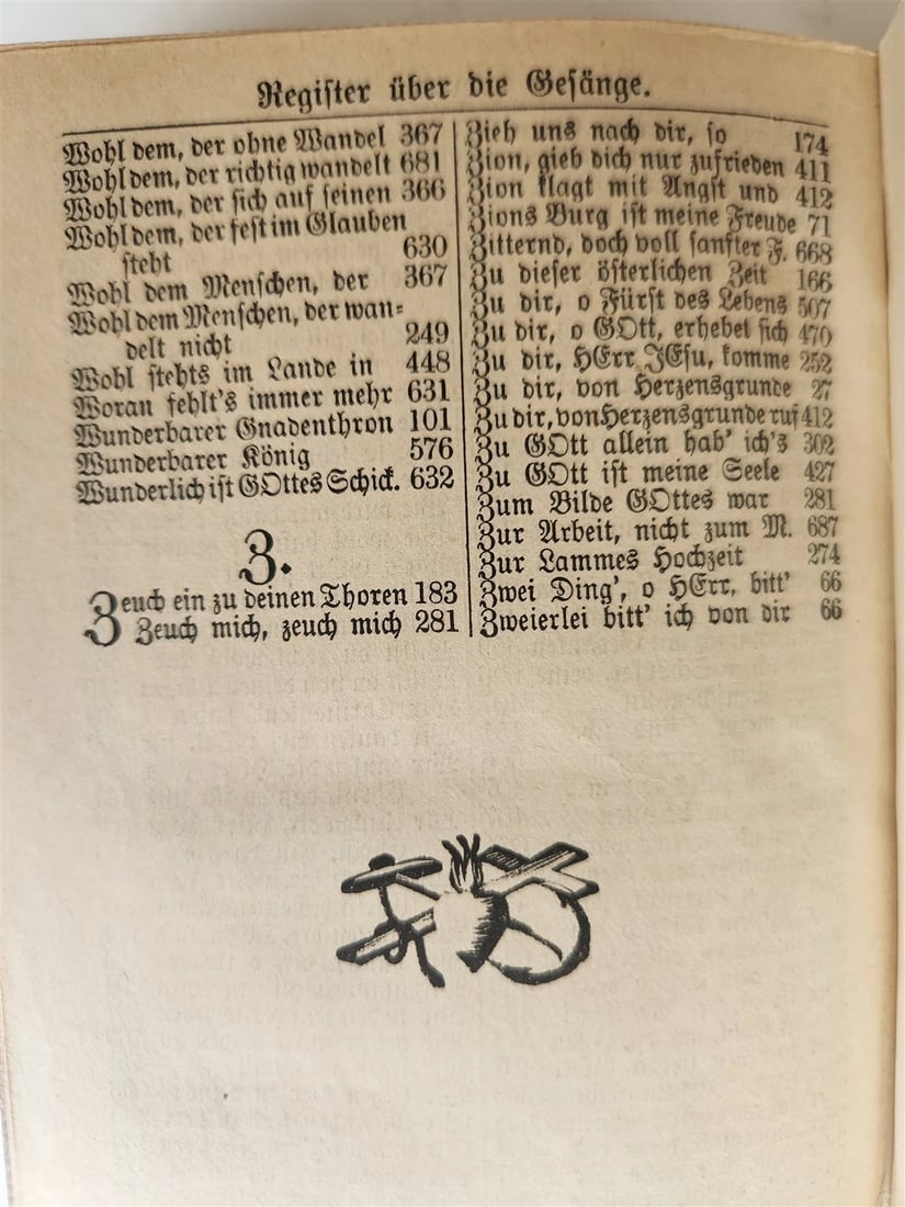 1886 RELIGIOUS BOOK in German ANTIQUE leather binding w/ metal cross STETTIN - 12