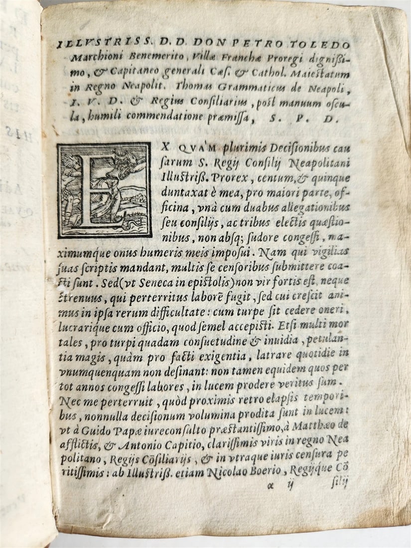 1569 NAPLES COURT DECISIONS by GRAMMATICO antique 16th CENTURY LAW BOOK - 5