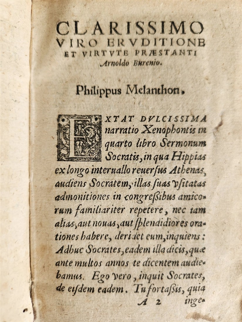1578 POETRY Sentences of Theognis Megarensis antique vellum bound 16th CENTURY - 7