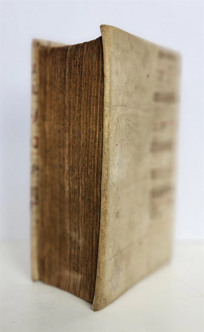 1700 NATURE of FRENCH LANGUAGE in GERMAN antique ANCIENT MANUSCRIPT BINDING - 5