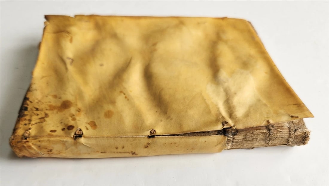 1593 THEOLOGY by Nikolaus Selnecker antique VELLUM BINDING 16th CENTURY - 4