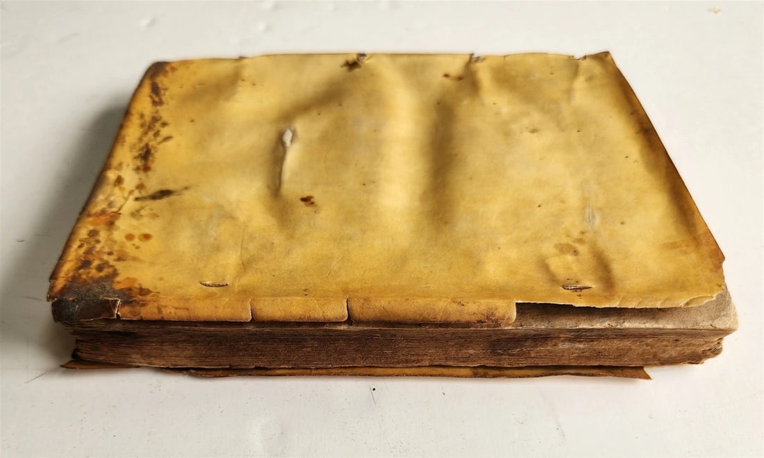 1593 THEOLOGY by Nikolaus Selnecker antique VELLUM BINDING 16th CENTURY - 5