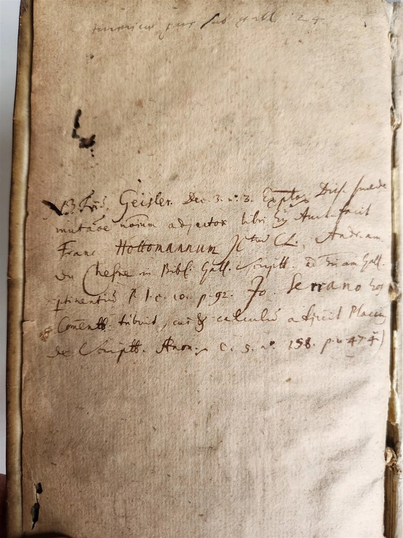 1577 HISTORY OF RELIGIOUS WARS in FRANCE antique vellum bound 16th CENTURY - 6