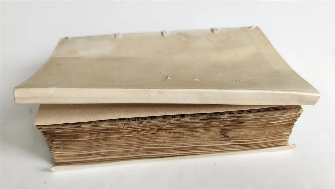 1533 POST-INCUNABULA THEOLOGY in LATIN antique ANCIENT VELLUM MANUSCRIPT BINDING - 11