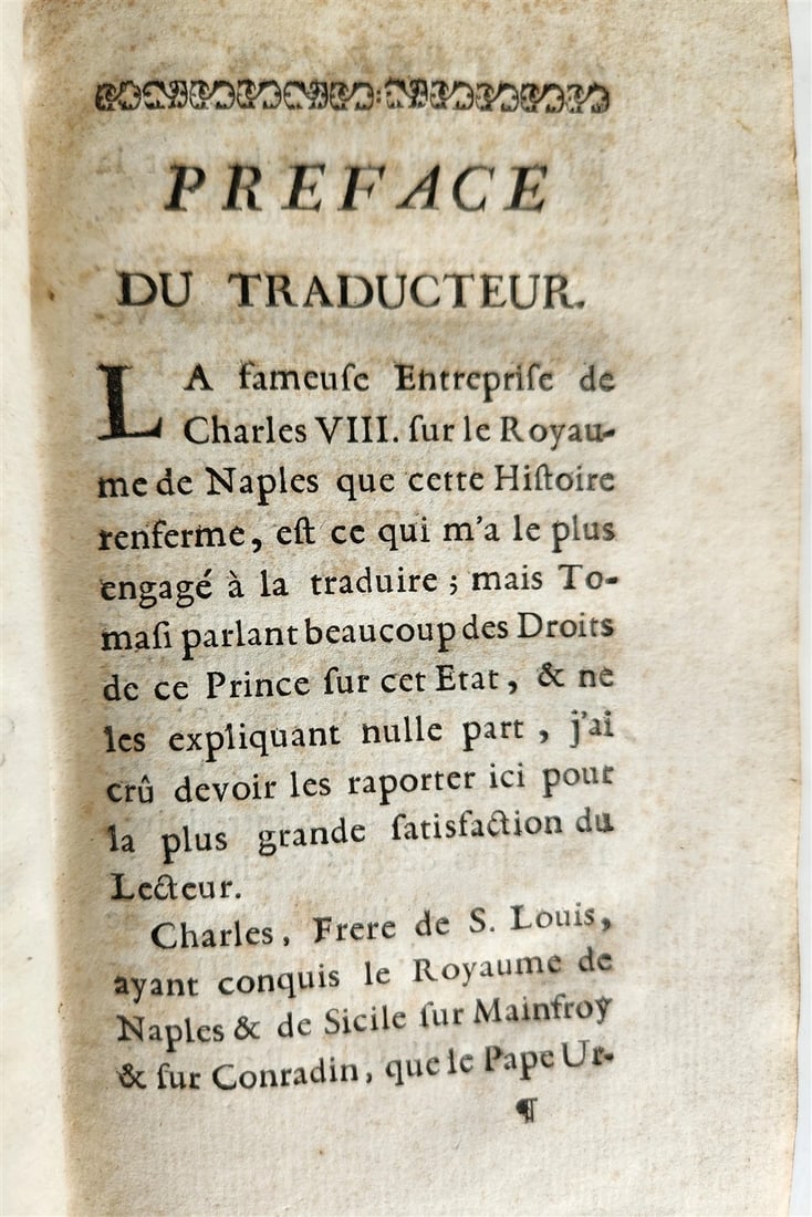 1756 LIFE of CESAR BORGIA ILLUSTRATED w/ PORTRAIT antique VELLUM BINDING - 8