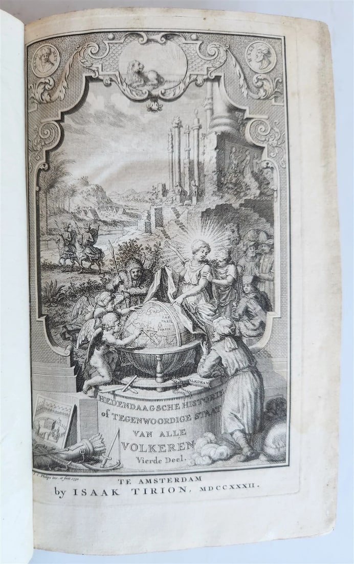 1732 ILLUSTRATED HISTORY of PERSIA ARABIA ASIATIC TARTARY RUSSIA w/maps ANTIQUE - 2
