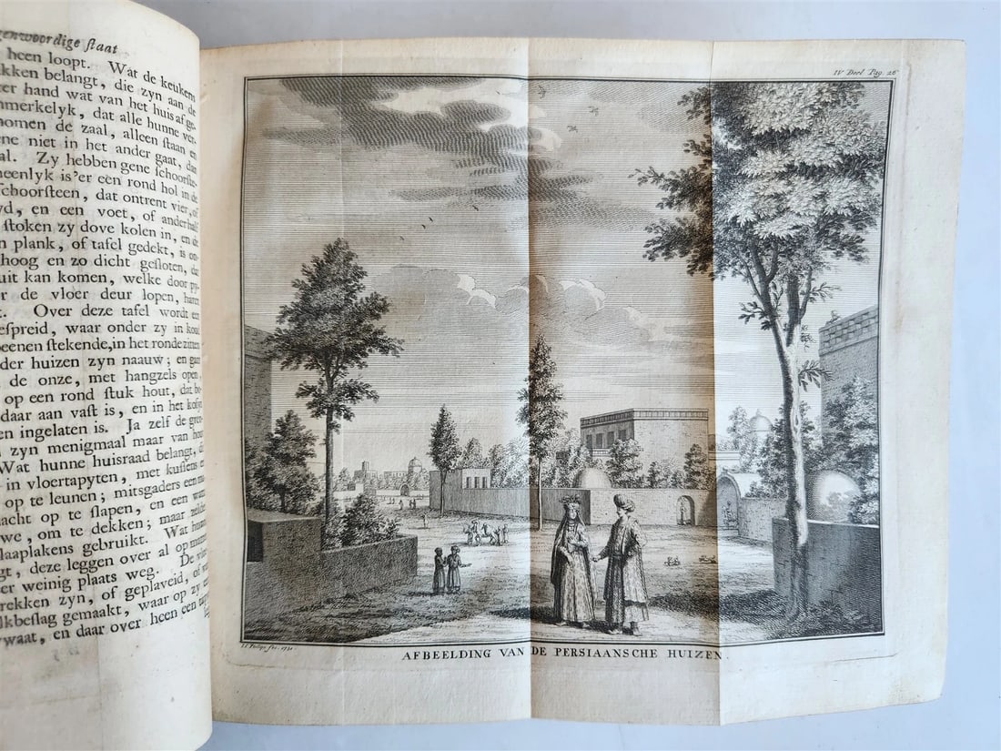 1732 ILLUSTRATED HISTORY of PERSIA ARABIA ASIATIC TARTARY RUSSIA w/maps ANTIQUE - 5