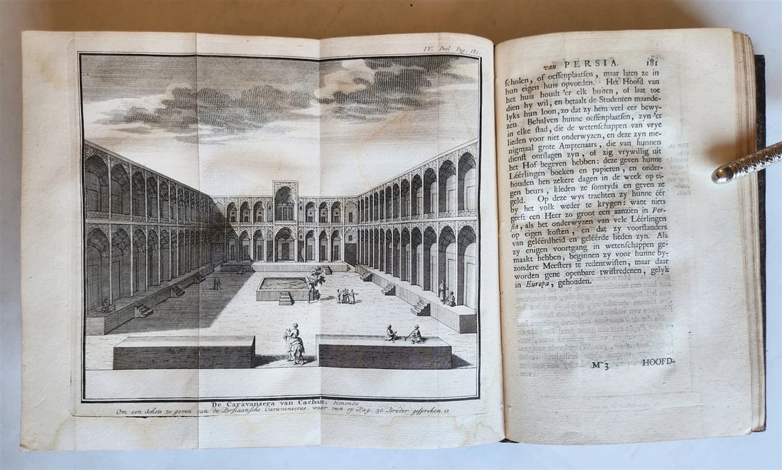 1732 ILLUSTRATED HISTORY of PERSIA ARABIA ASIATIC TARTARY RUSSIA w/maps ANTIQUE - 7