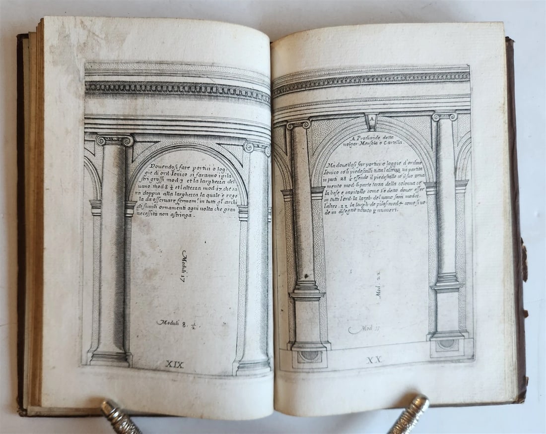 1680s ARCHITECTURE by VIGNOLA ILLUSTRATED antique Regola delli cinque ordini... - 12