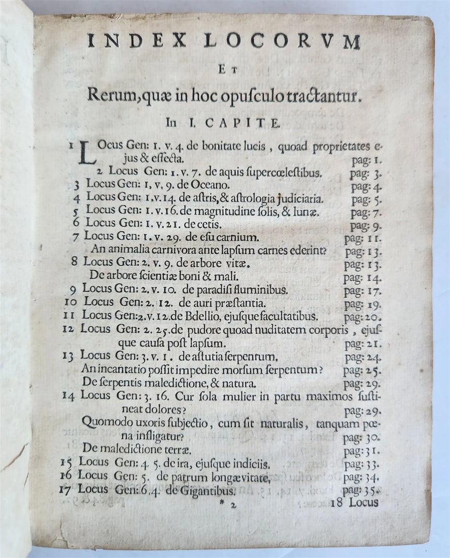 1651 COMMENTARIA PHYSICA by JOHANN MEY antique - 5