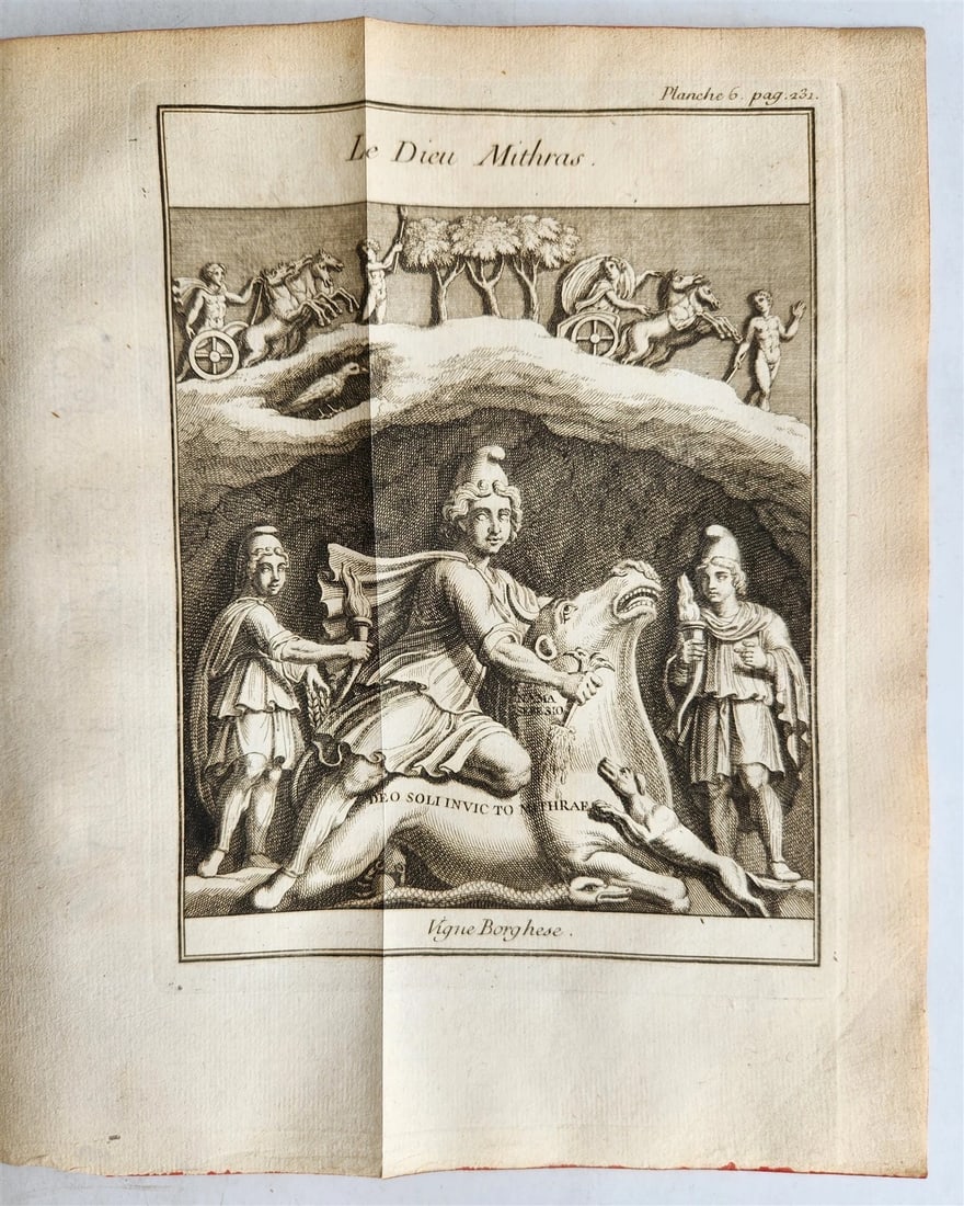 1739 ANCIENT CULTS & ASTROLOGY antique ILLUSTRATED in FRENCH - 11