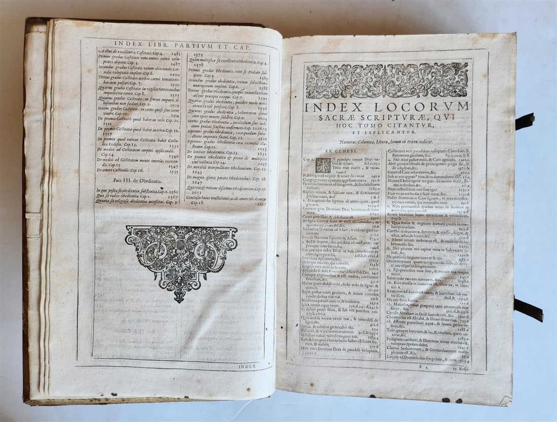 1613 On EXTERMINATION of EVIL & PROMOTION of GOOD antique JESUIT PIGSKIN FOLIO - 8