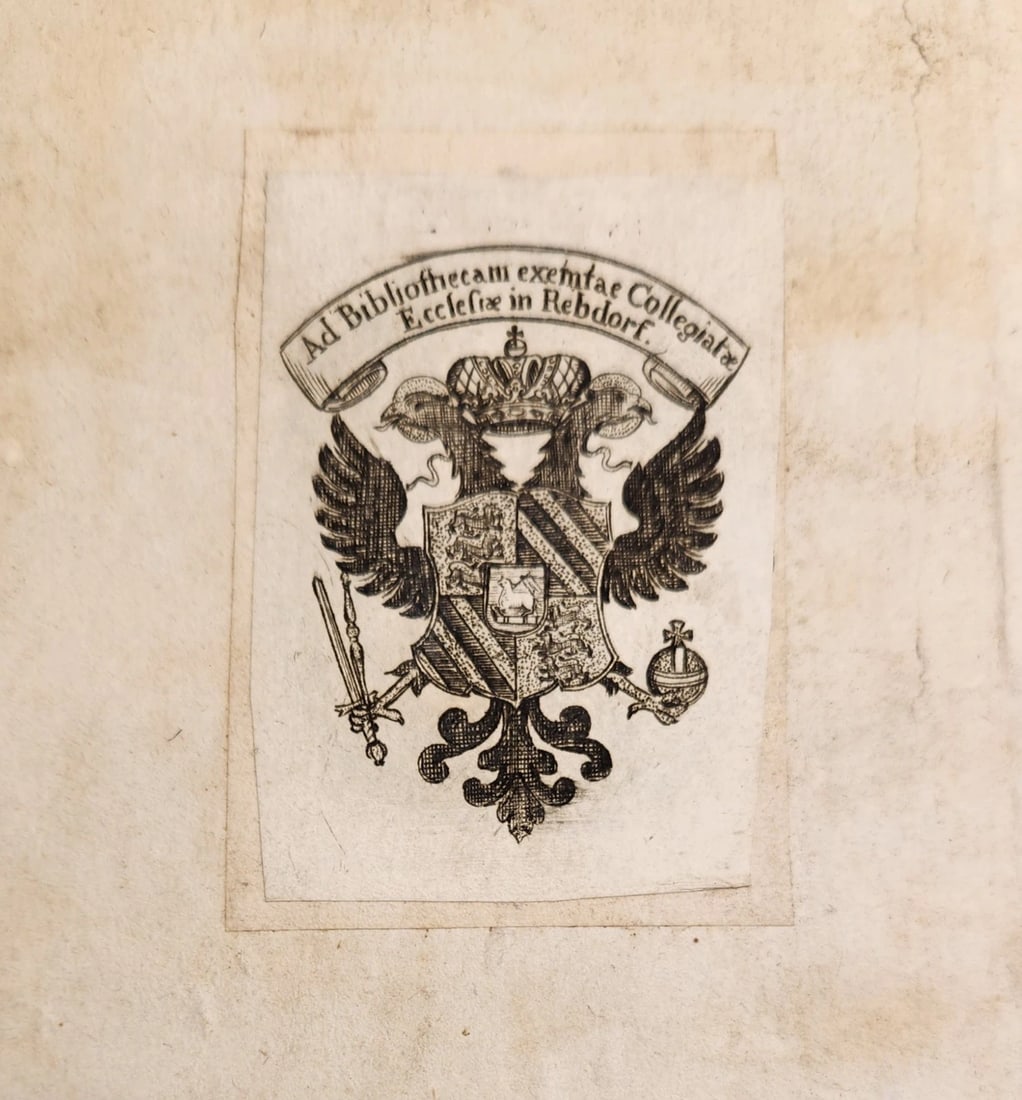 1594 HISTORY of JESUIT ORDER antique PIGSKIN BINDING 16th century RARE - 8