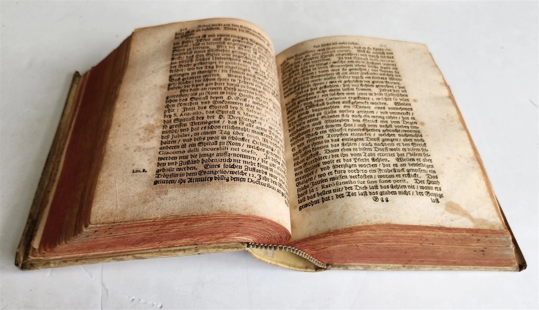 1686 JUDAS ISCARIOT BIOGRAPHY in GERMAN antique VELLUM BINDING - 10