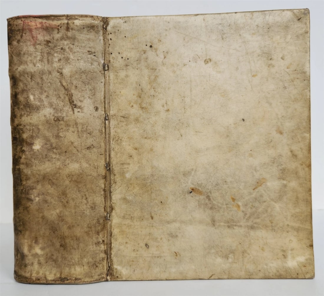 1686 JUDAS ISCARIOT BIOGRAPHY in GERMAN antique VELLUM BINDING - 5