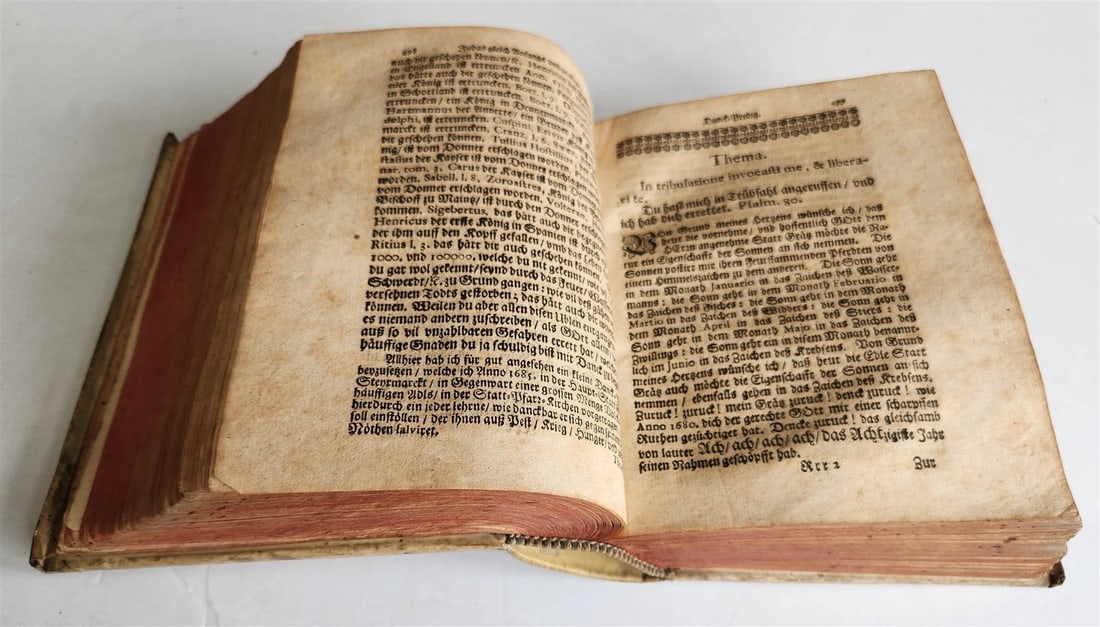 1686 JUDAS ISCARIOT BIOGRAPHY in GERMAN antique VELLUM BINDING - 8