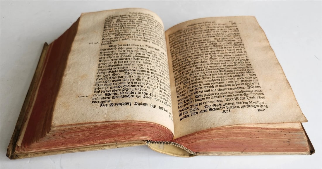 1686 JUDAS ISCARIOT BIOGRAPHY in GERMAN antique VELLUM BINDING - 9