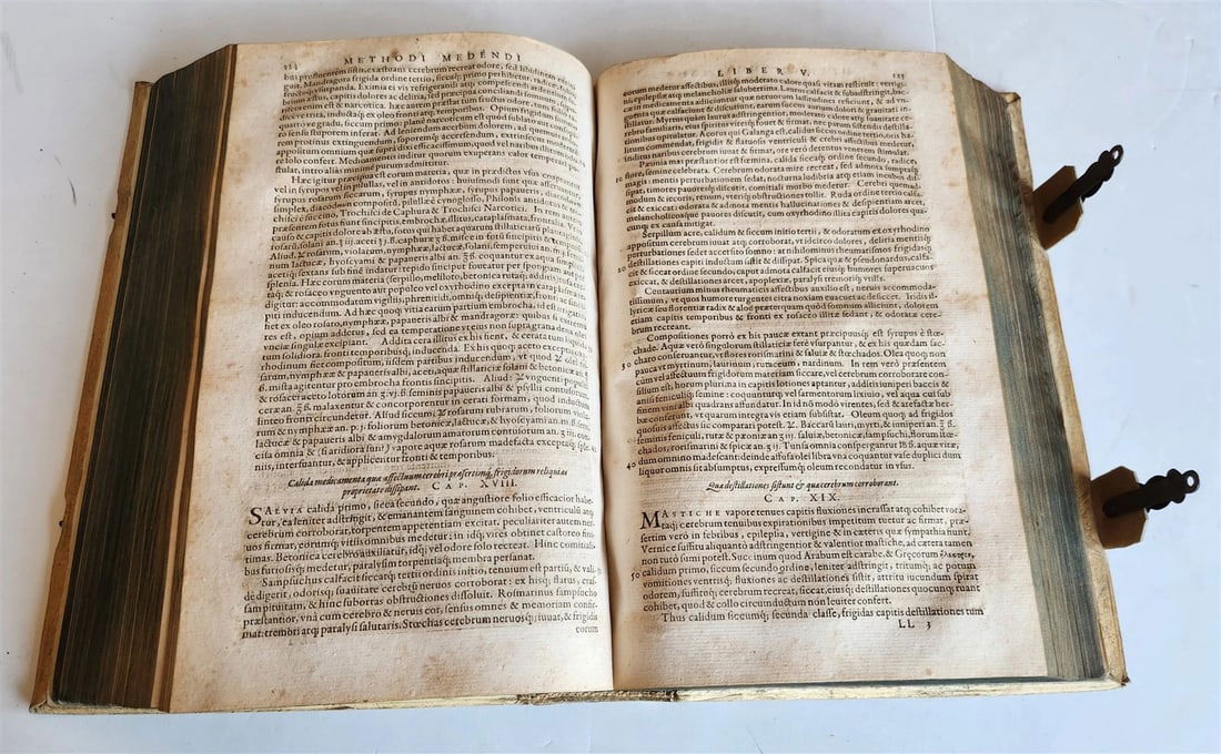 1610 MEDICAL TREATISE by FERNELL antique Universa medicina PIGSKIN BOUND FOLIO - 13