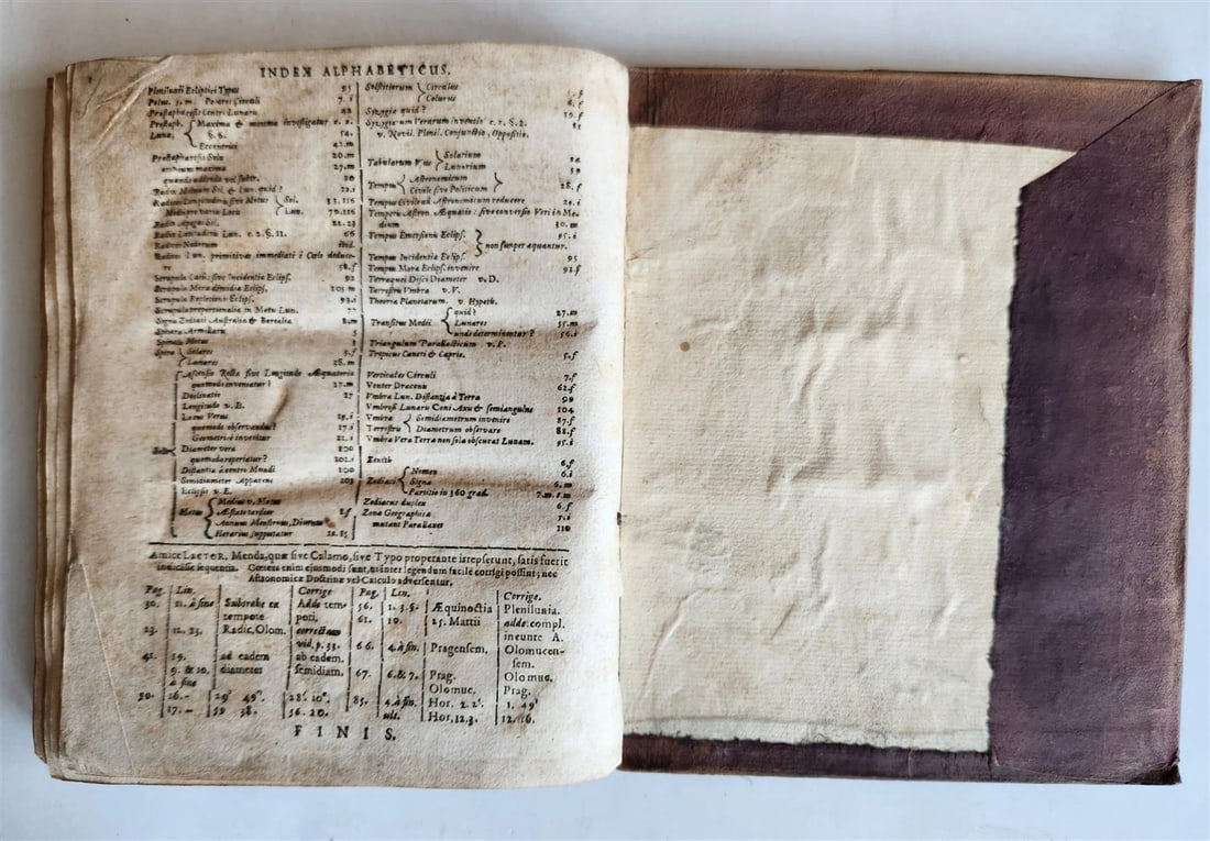 1682 ASTRONOMY ECLIPSES antique Tenebrae Summatim Illustratae Doctrina Eclipsium - 4