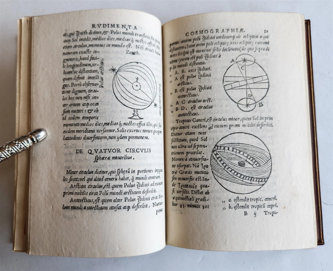 1533 POST-INCUNABULA COSMOGRAPHIA by PETRUS APIANUS antique ILLUSTRATED - 10