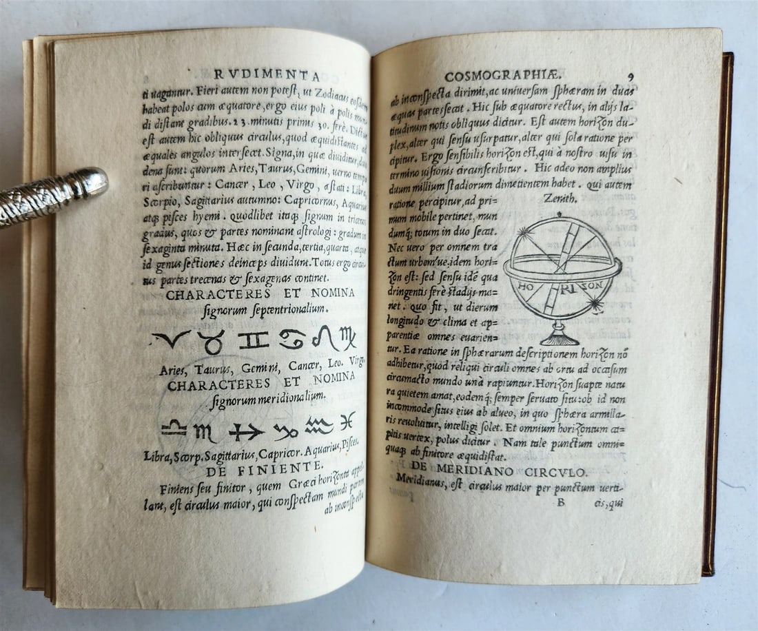 1533 POST-INCUNABULA COSMOGRAPHIA by PETRUS APIANUS antique ILLUSTRATED - 11