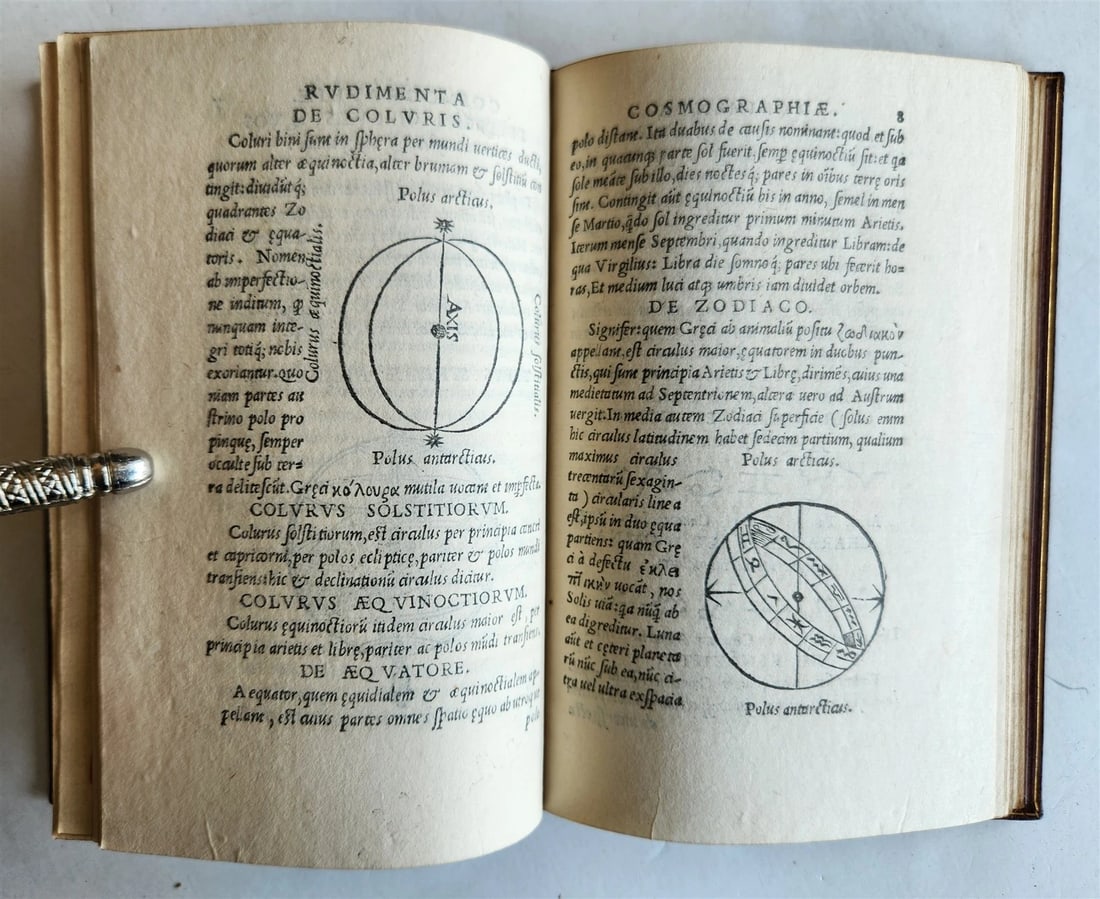1533 POST-INCUNABULA COSMOGRAPHIA by PETRUS APIANUS antique ILLUSTRATED - 12